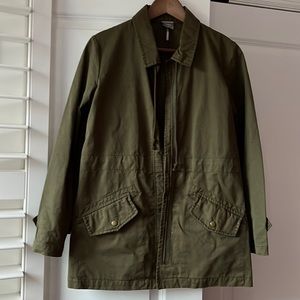 Bobi army green jacket, size small